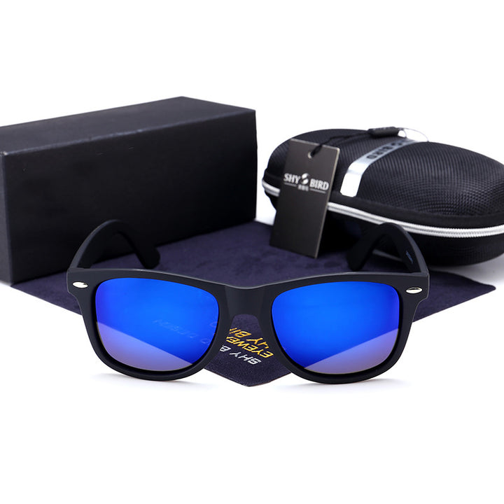 Hdcrafter Unisex Full Rim Square Acetate Frame Polarized Sunglasses 2140 Sunglasses HdCrafter Sunglasses
