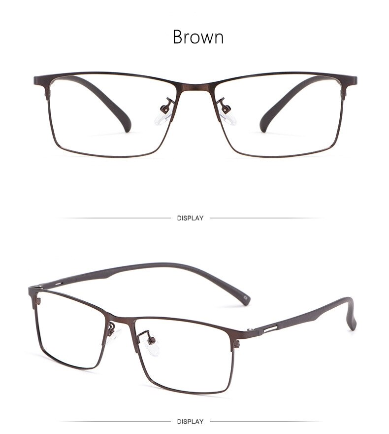 Yimaruili Men's Full Rim Alloy Frame Eyeglasses 89028 Full Rim Yimaruili Eyeglasses
