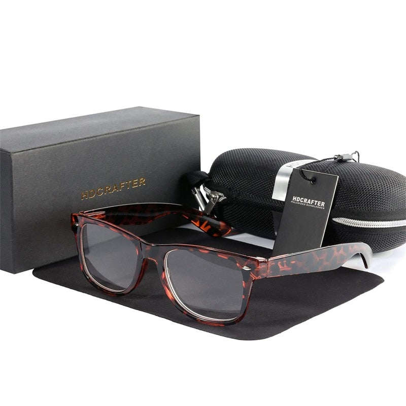 Hdcrafter Unisex Full Rim Square Acetate Frame Reading Glasses H9002 Reading Glasses Hdcrafter Eyeglasses
