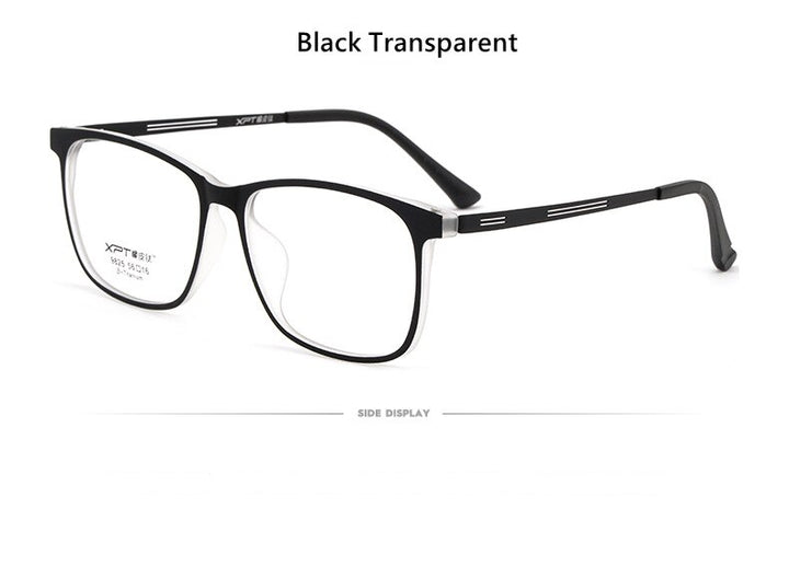 Yimaruli Men's Full Rim Titanium Square Frame Eyeglasses 9825 Full Rim Yimaruili Eyeglasses
