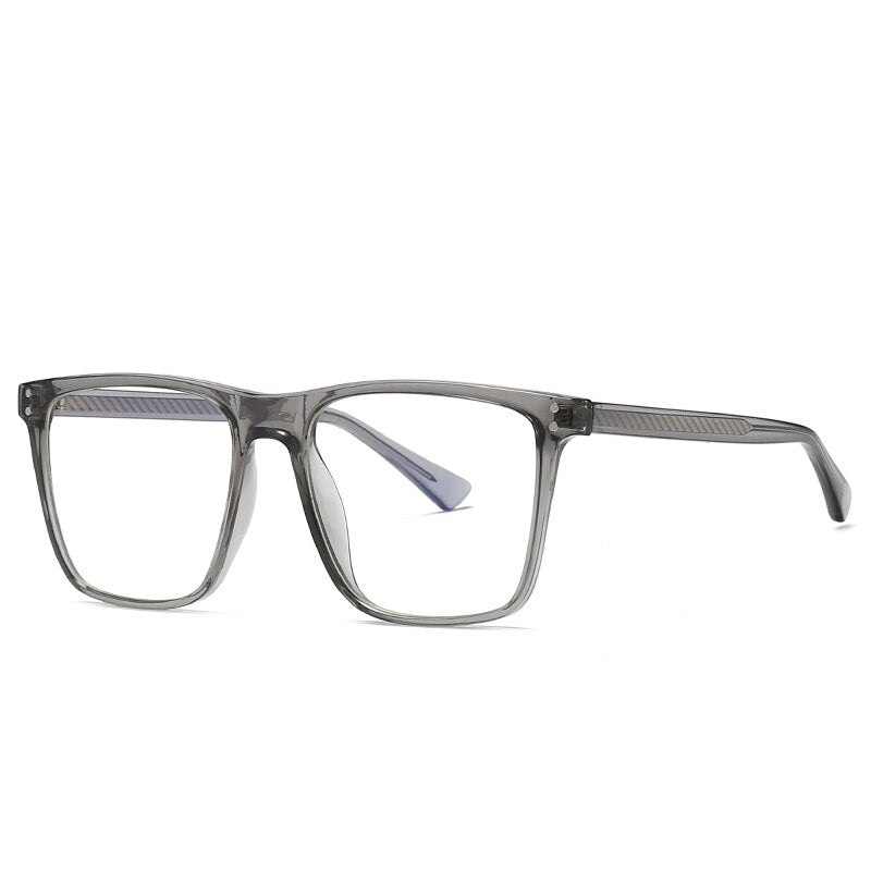 Hotochki Women's Full Rim Square TR-90 Resin Frame Eyeglasses 2023 Full Rim Hotochki gray
