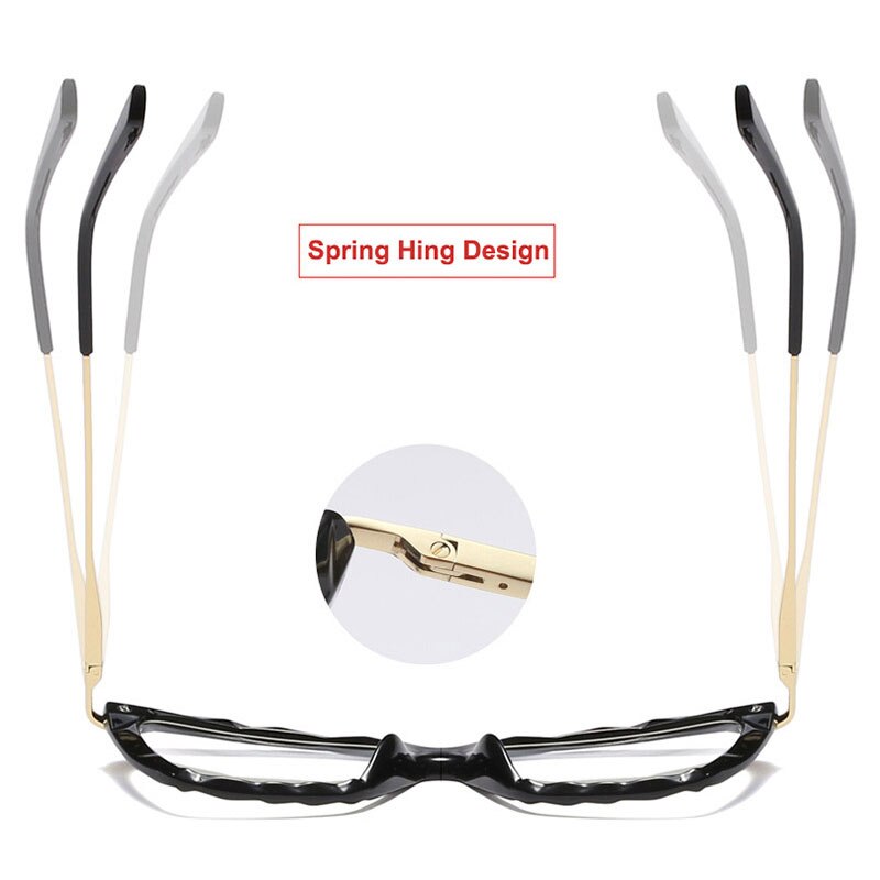 Hotony Women's Full Rim Cat Eye Acetate Frame Eyeglasses 97533 Full Rim Hotony