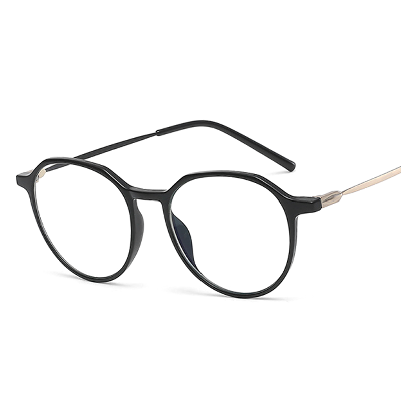 Ralferty Unisex Full Rim Irregular Square Alloy Tr 90 Acetate Eyeglasses D903 Full Rim Ralferty