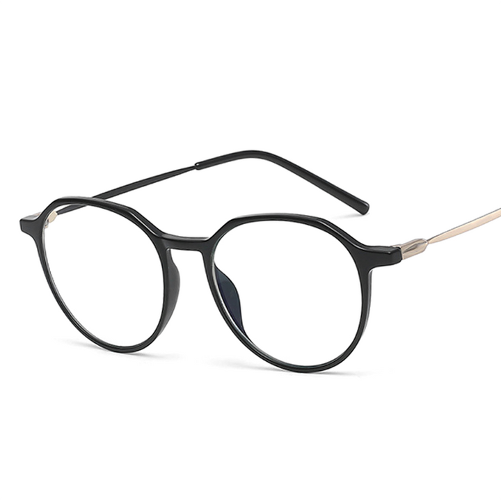 Ralferty Unisex Full Rim Irregular Square Alloy Tr 90 Acetate Eyeglasses D903 Full Rim Ralferty