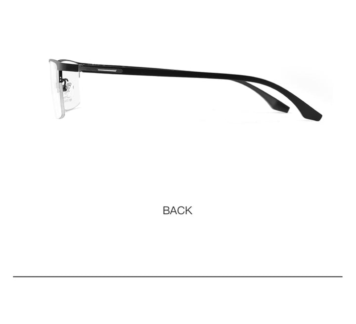 Hotochki Unisex Semi Rim Alloy Frame Eyeglasses P9001 Semi Rim Hotochki