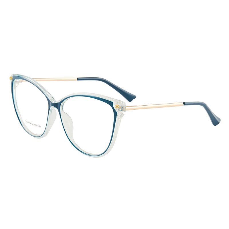 Hotony Women's Full Rim TR 90 Resin Cat Eye Frame Eyeglasses 7014 Full Rim Hotony