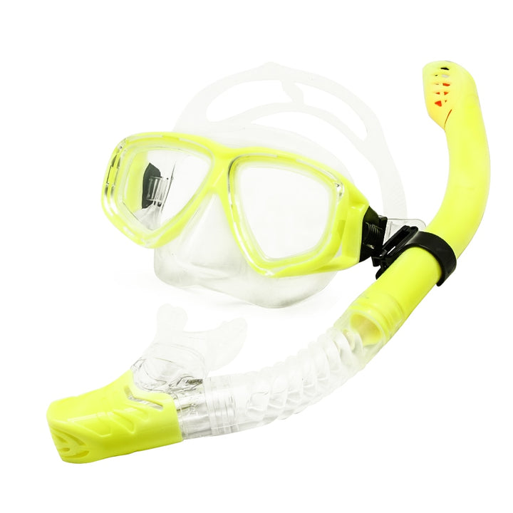 Enzodate Unisex Full Rim Polycarbonate Myopic Snorkel Goggles Goggles Enzodate