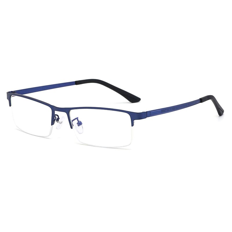 Handoer Unisex Semi Rim Square Alloy Eyeglasses 88121 Semi Rim Handoer