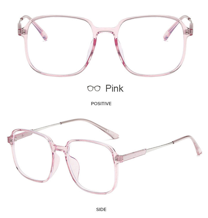 Hotony Unisex Full Rim Round TR 90 Resin Frame Eyeglasses 60152 Full Rim Hotony