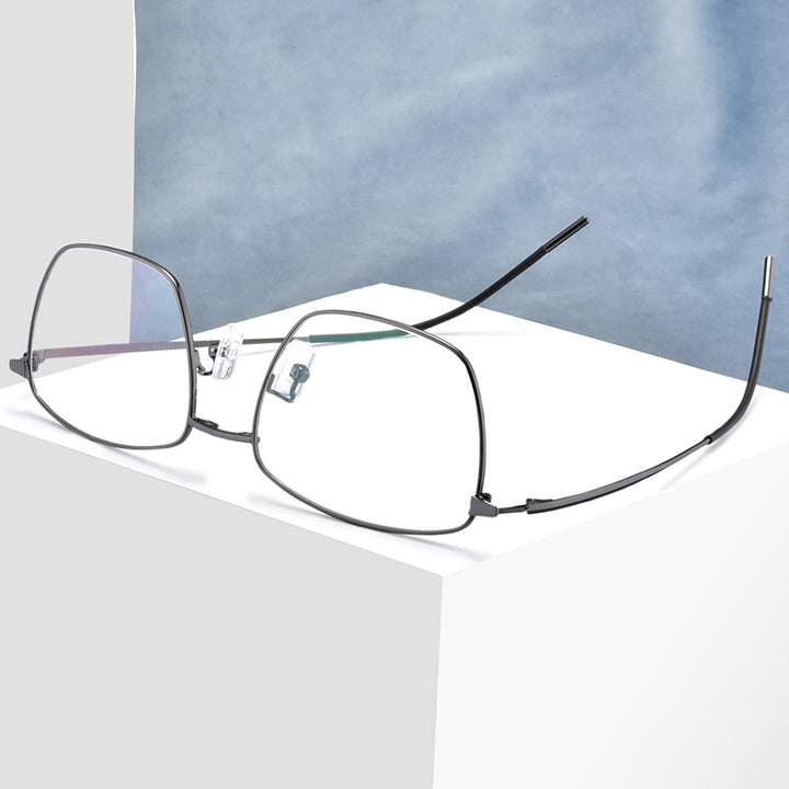 Unisex Alloy Full Rim Clip On Sunglasses Polarized Lenses Zt9335 Clip On Sunglasses Bclear black black 1 