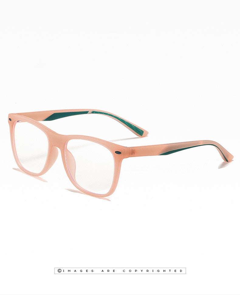 Yimaruili Unisex Youth Full Rim TR 90 Resin Acetate Frame Anti Blue Light Computer Eyeglasses 5102 Full Rim Yimaruili Eyeglasses