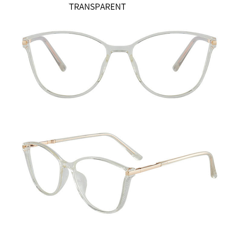 Hotony Women's Full Rim TR 90 Resin Cat Eye Frame Eyeglasses 7041 Full Rim Hotony