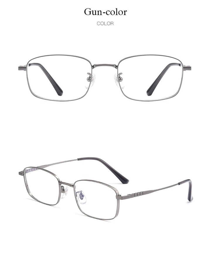 Hotochki Unisex Full Rim Titanium Alloy IP Plated Frame Eyeglasses P15303 Full Rim Hotochki   
