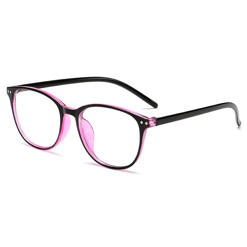 Ahora Anti Blue Light Computer Reading Glasses Unisex Ultralight Round Glasses Diopters +1.0 1.5 2.0 2.5 3 Reading Glasses Ahora 0 Black Red 