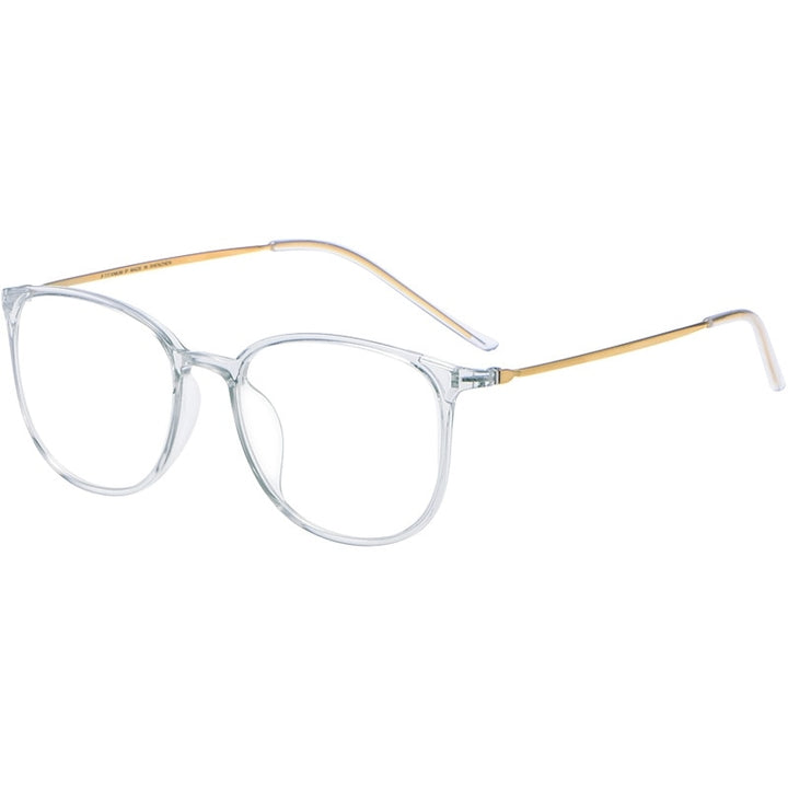 Yimaruili Unisex Full Rim β Titanium Frame Eyeglasses 2212B Full Rim Yimaruili Eyeglasses Transparent