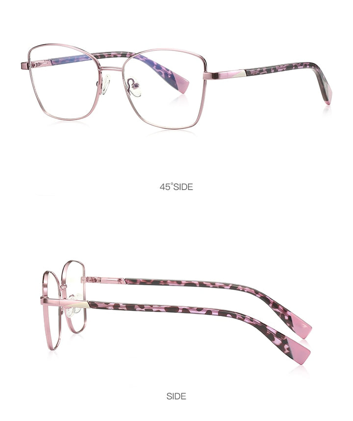 Hotochki Unisex Full Rim Square Alloy Frame Eyeglasses 3010 Full Rim Hotochki