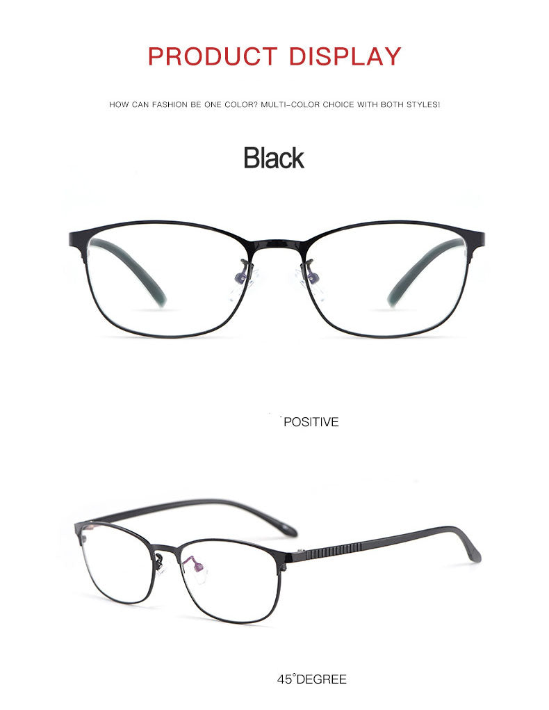 Hotony Women's Full Rim TR 90 Resin Alloy Square Frame Eyeglasses 3569 Full Rim Hotony