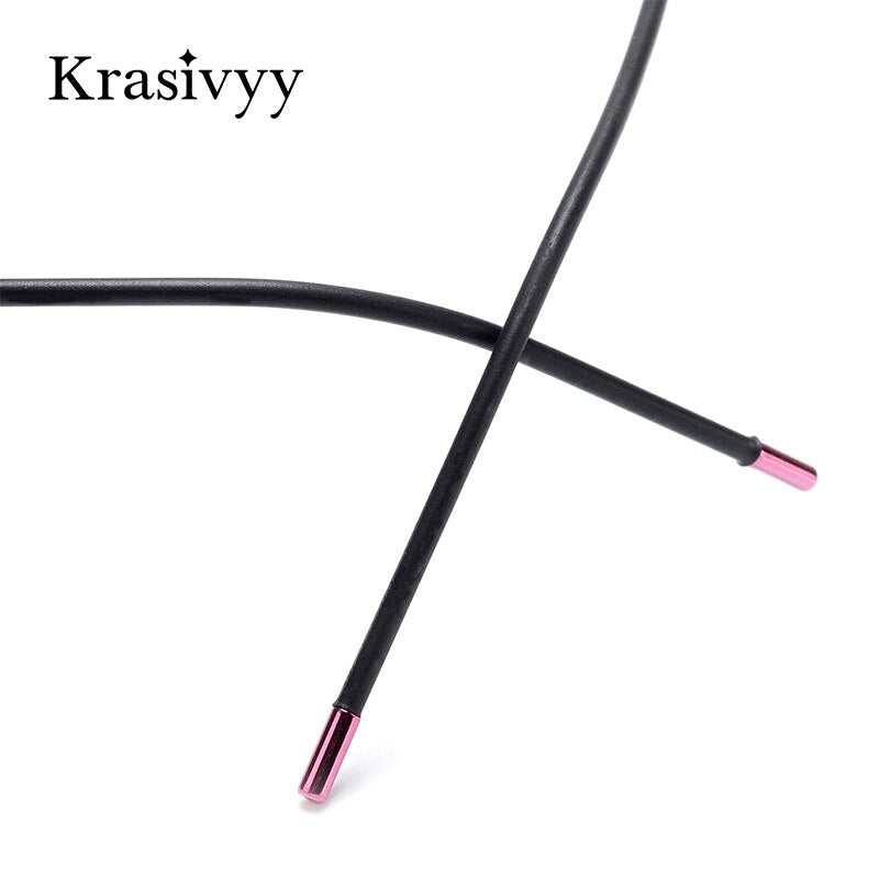 Krasivyy Unisex Rimless Square Oval Eyeglasses Kr6015 Rimless Krasivyy