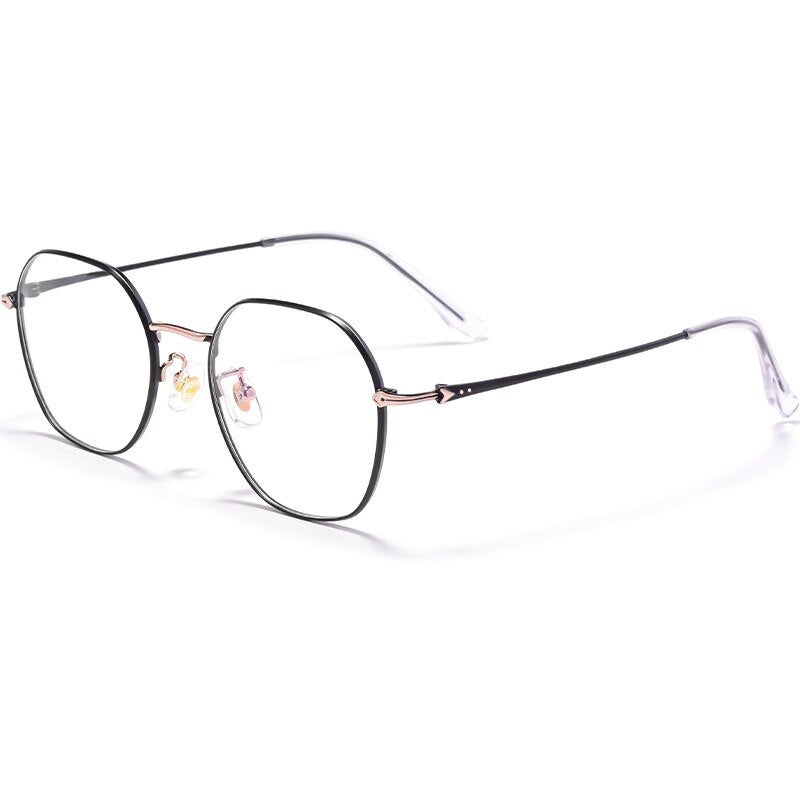 Hotochki Unisex Full Rim Oval Alloy Frame Eyeglasses 53059 Full Rim Hotochki C1