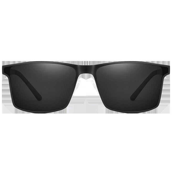 Yimaruili Unisex Full Rim Aluminum Magnesium Square Frame Polarized Sunglasses  8721 Sunglasses Yimaruili Sunglasses   
