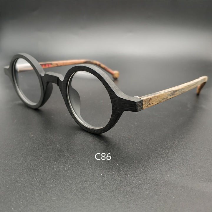 Yujo Unisex Full Rim Round Reading Glasses Acetate Y031 Reading Glasses Yujo