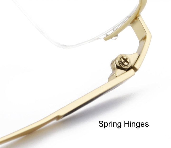 Hotochki Men's Titanium Memory Alloy Eyeglasses Lr7818 Full Rim Hotochki
