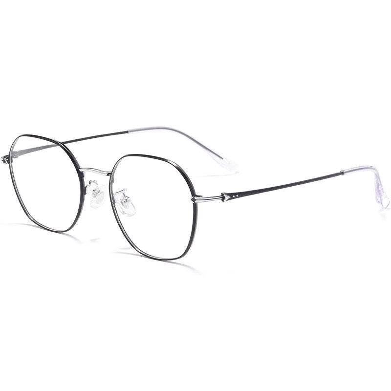 Hotochki Unisex Full Rim Oval Alloy Frame Eyeglasses 53059 Full Rim Hotochki C2