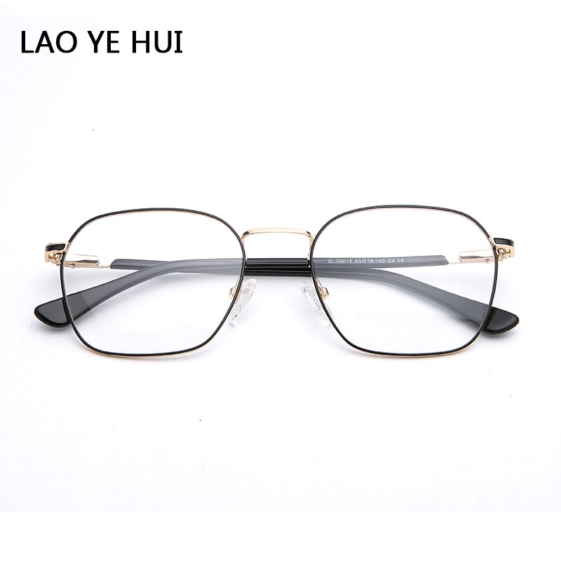 Laoyehui Unisex Eyeglasses Alloy Ultra Light Polygon Frame 9012 Full Rim Laoyehui c4