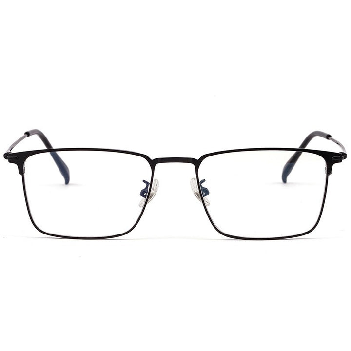 Reven Jate Men's Full Rim Square Alloy Eyeglasses 0606 Full Rim Reven Jate