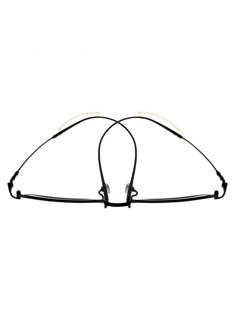 Yamaruili Men's Full Rim Titanium Alloy Frame Eyeglasses CK1045 Full Rim Yimaruili Eyeglasses