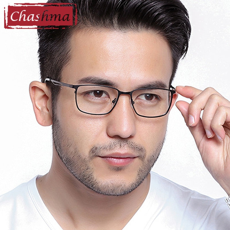 Chashma Men's Square Eyeglasses Full Rim Alloy 2049 Full Rim Chashma