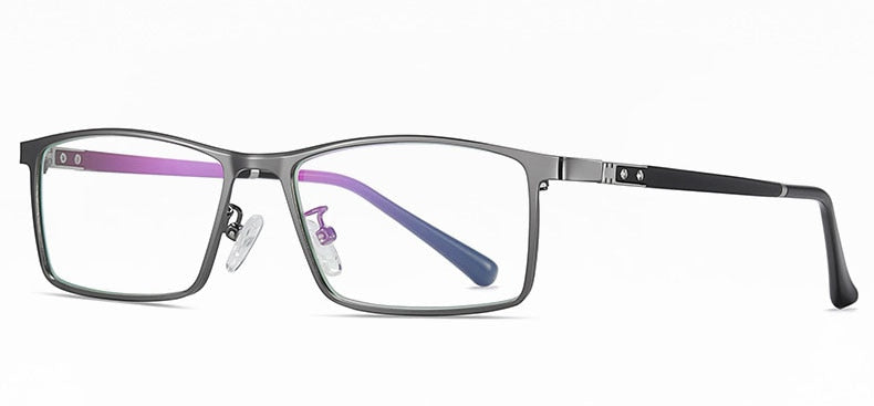 Hotochki Men's Full Rim Alloy Frame Anti Blue Lens Eyeglasses 2316 Full Rim Hotochki
