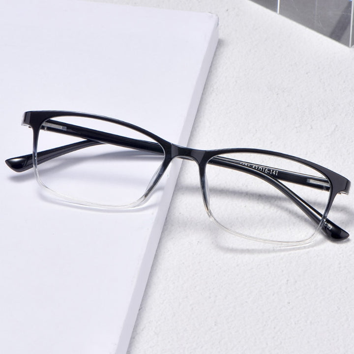 Hotony Women's Full Rim Square Acetate Frame Eyeglasses 6631 Full Rim Hotony