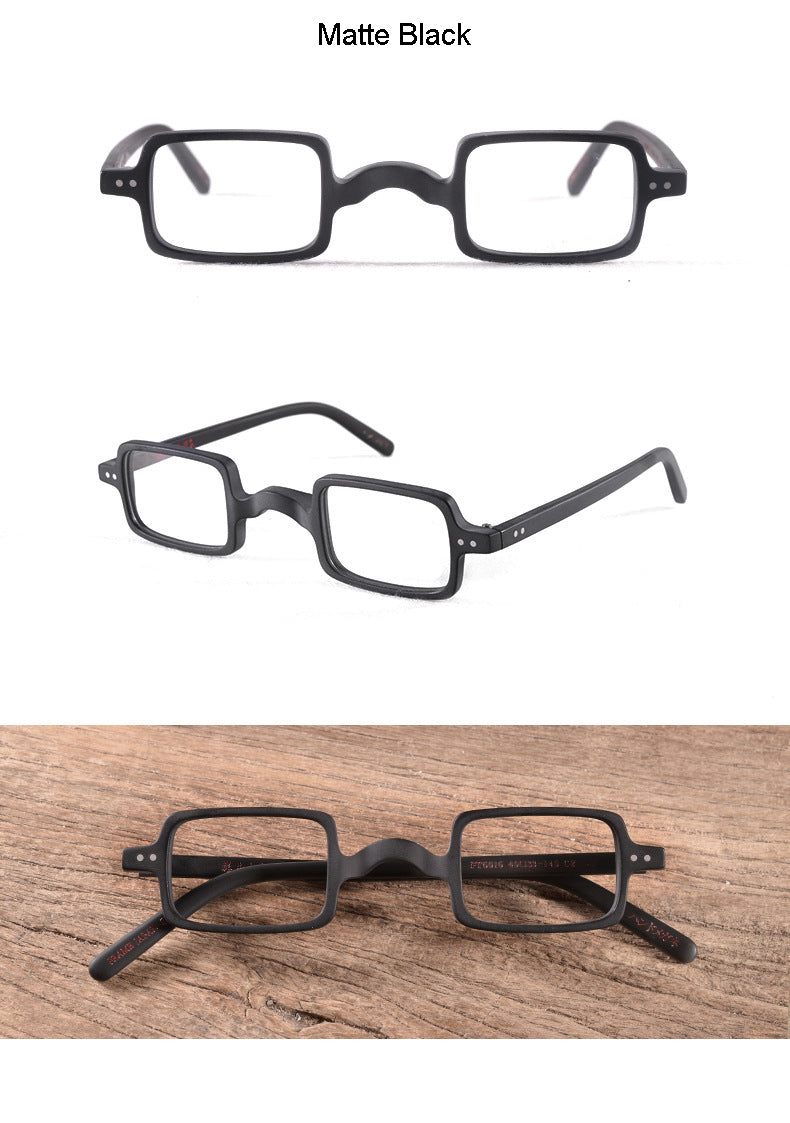 Hdcrafter Unisex Full Rim Square Acetate Wood Frame Eyeglasses Ft6016 Full Rim Hdcrafter Eyeglasses