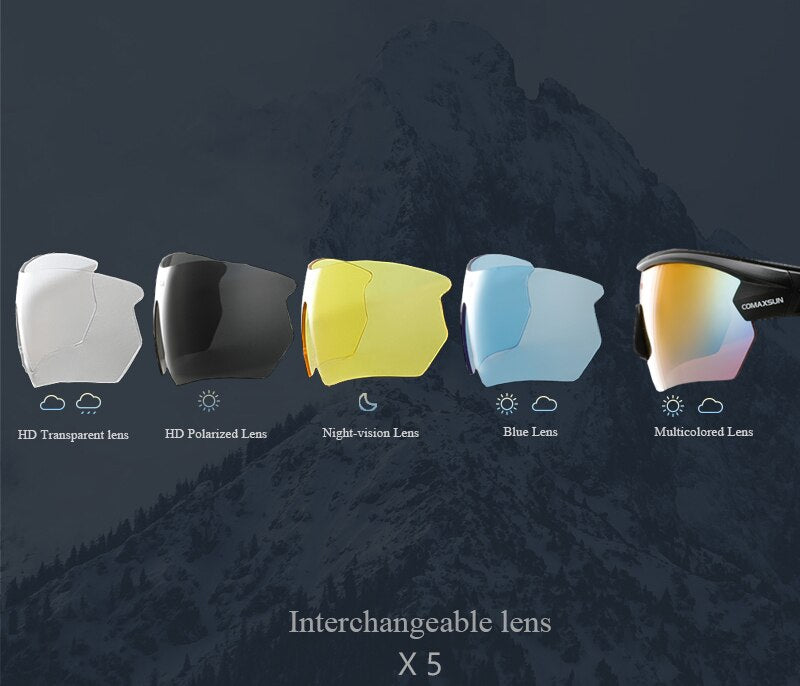 Comaxsun Unisex Polarized Tr 90 Sunglasses Rectangular STS821 Sunglasses Comaxsun