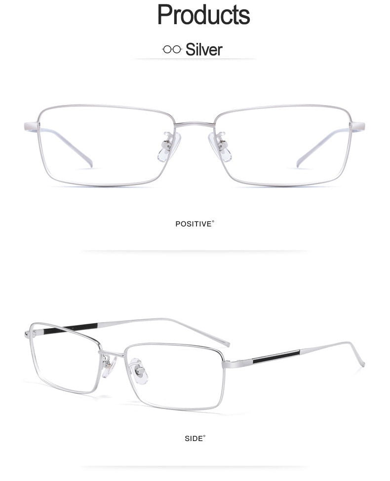 Hotochki Unisex Full Rim Beta Titanium Electro Plated Frame Eyeglasses 10109 Full Rim Hotochki