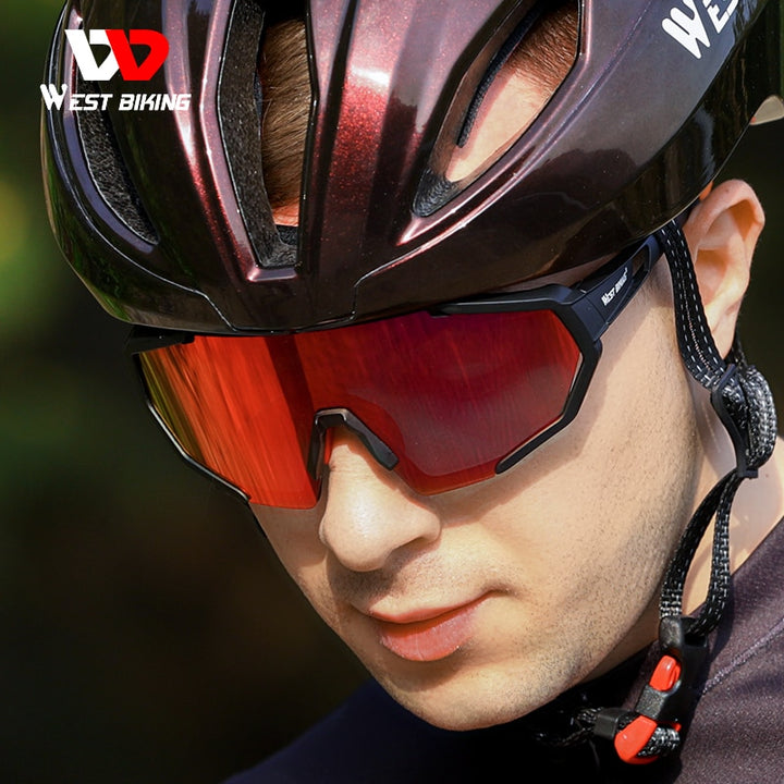 West Biking Men's Full Rim Tr 90 Polarized Sport Cycling Sunglasses YP0703133 Sunglasses West Biking