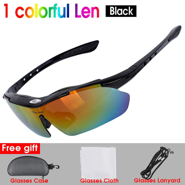 West Biking Unisex Full Rim Rectangle Acetate Polarized Sport Sunglasses YP0703111-135-136 Sunglasses West Biking