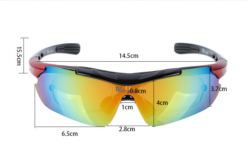 West Biking Unisex Full Rim Rectangle Acetate Polarized Sport Sunglasses YP0703111-135-136 Sunglasses West Biking