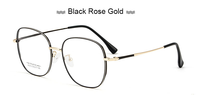 Hotony Unisex Full Rim Aluminum Magnesium Alloy Frame Eyeglasses AC012 Full Rim Hotony