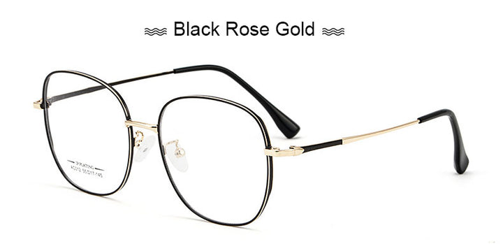 Hotony Unisex Full Rim Aluminum Magnesium Alloy Frame Eyeglasses AC012 Full Rim Hotony