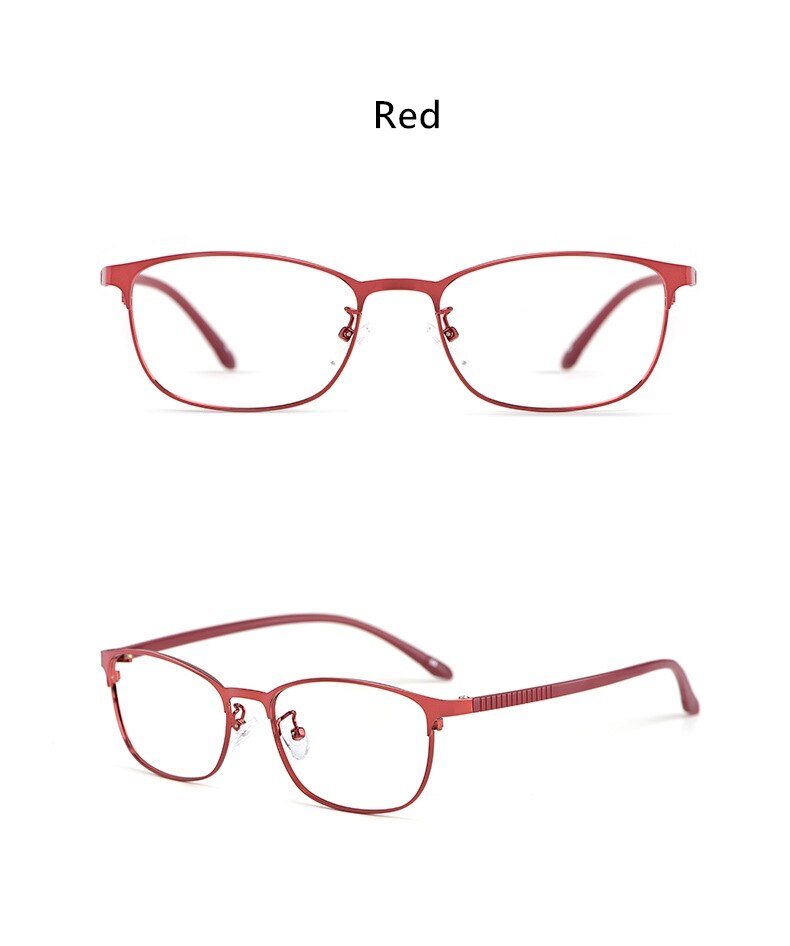 Yimaruili Women's Full Rim Alloy TR 90 Resin Frame Eyeglasses 3569 Full Rim Yimaruili Eyeglasses