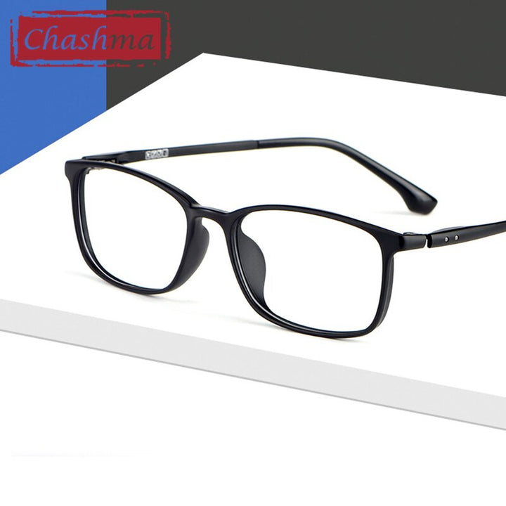 Chashma Unisex Full Rim Square Tr 90 Titanium Eyeglasses 9801 Full Rim Chashma
