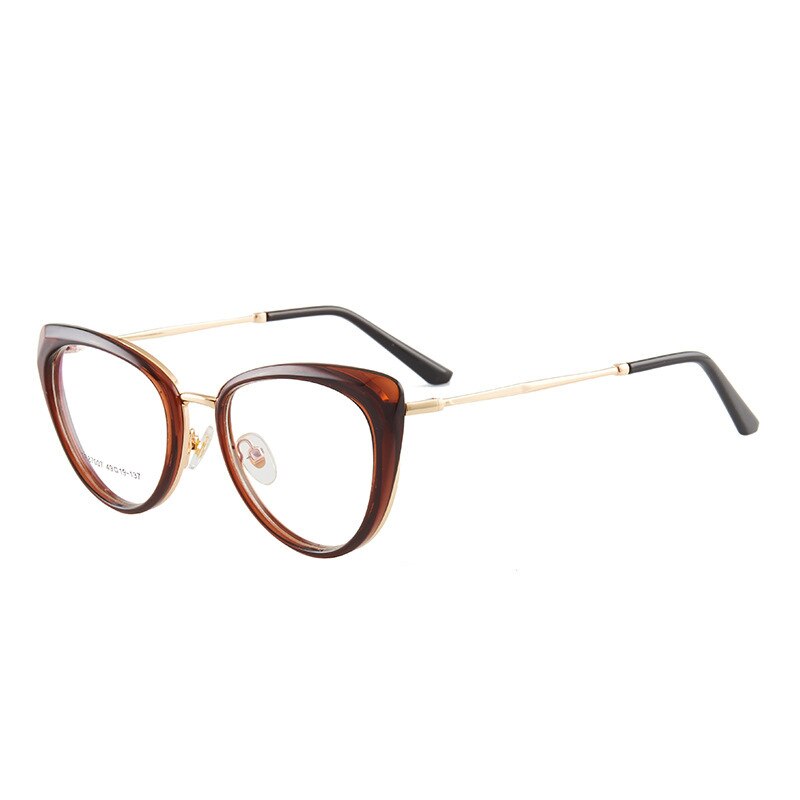 Hotony Women's Full Rim TR 90 Resin Cat Eye Frame Eyeglasses 7007 Full Rim Hotony
