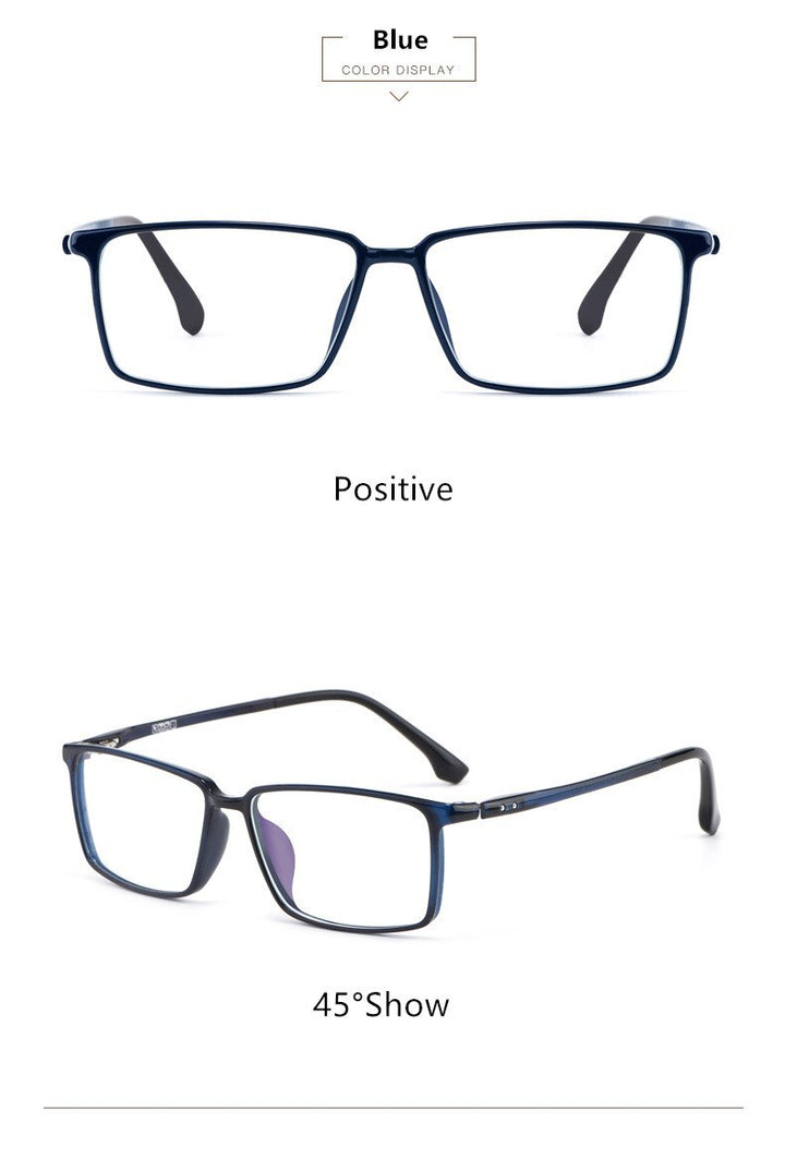 Yimaruili Men's Full Rim Steel Frame Eyeglasses 9810 Full Rim Yimaruili Eyeglasses