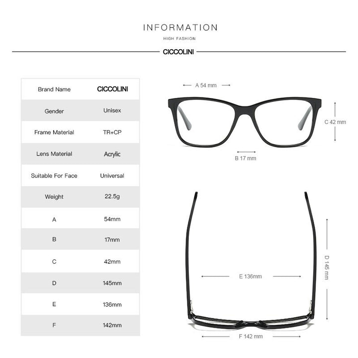 Unisex Eyeglasses Acrylic Tr90 Cp Frame 6 Colors Mod 2015 Frame Gmei Optical   