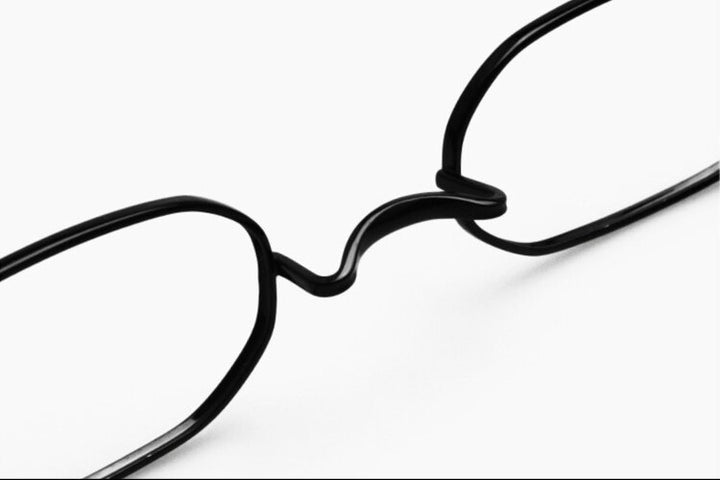 Yujo Unisex Full Rim Titanium Irregular Polygon Reading Glasses Y042 Reading Glasses Yujo