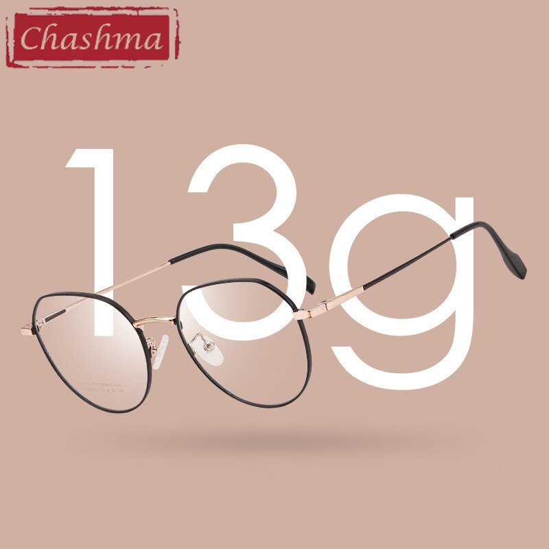 Chashma Ottica Unisex Full Rim Round Stainless Steel Eyeglasses Ac016 Full Rim Chashma Ottica