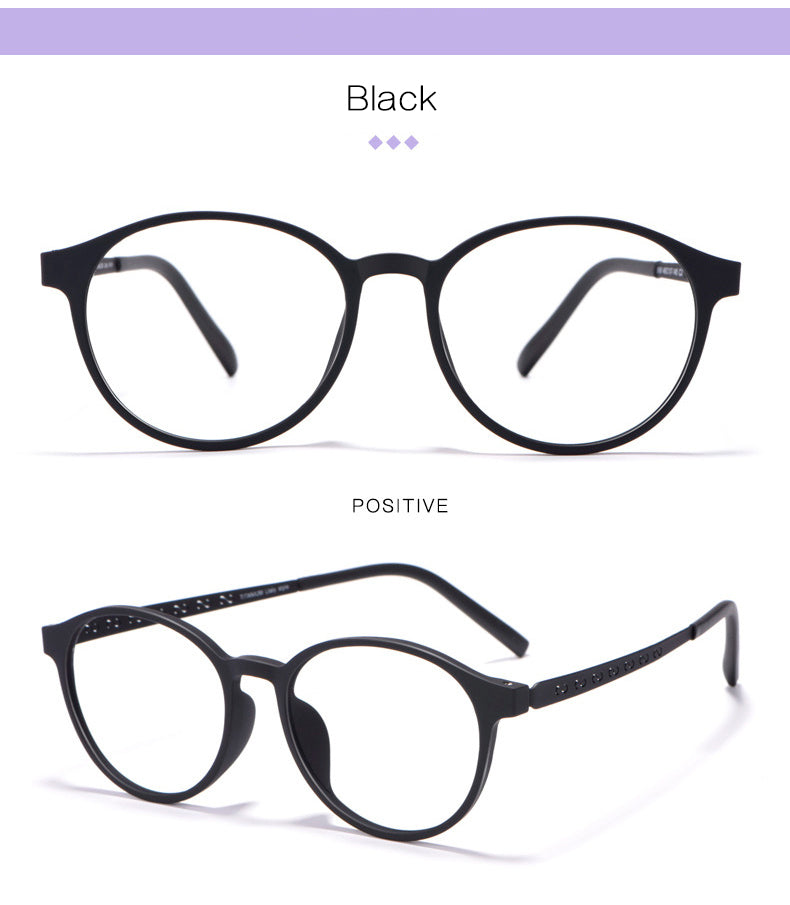 Hotony Unisex Full Rim TR 90 Resin Titantium Temple Frame Eyeglasses 8868 Full Rim Hotony