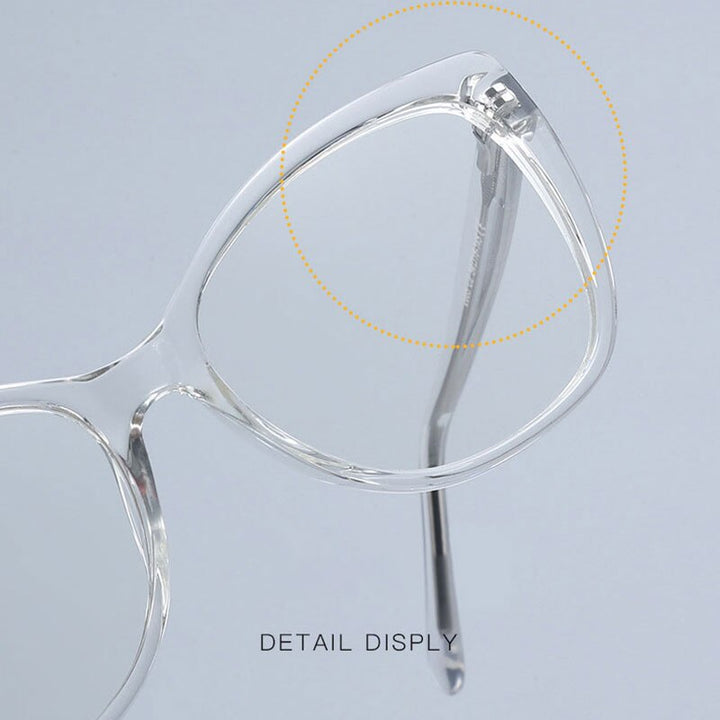 Hotochki Women's Full Rim PC Plastic Resin Frame Eyeglasses 2005 Full Rim Hotochki